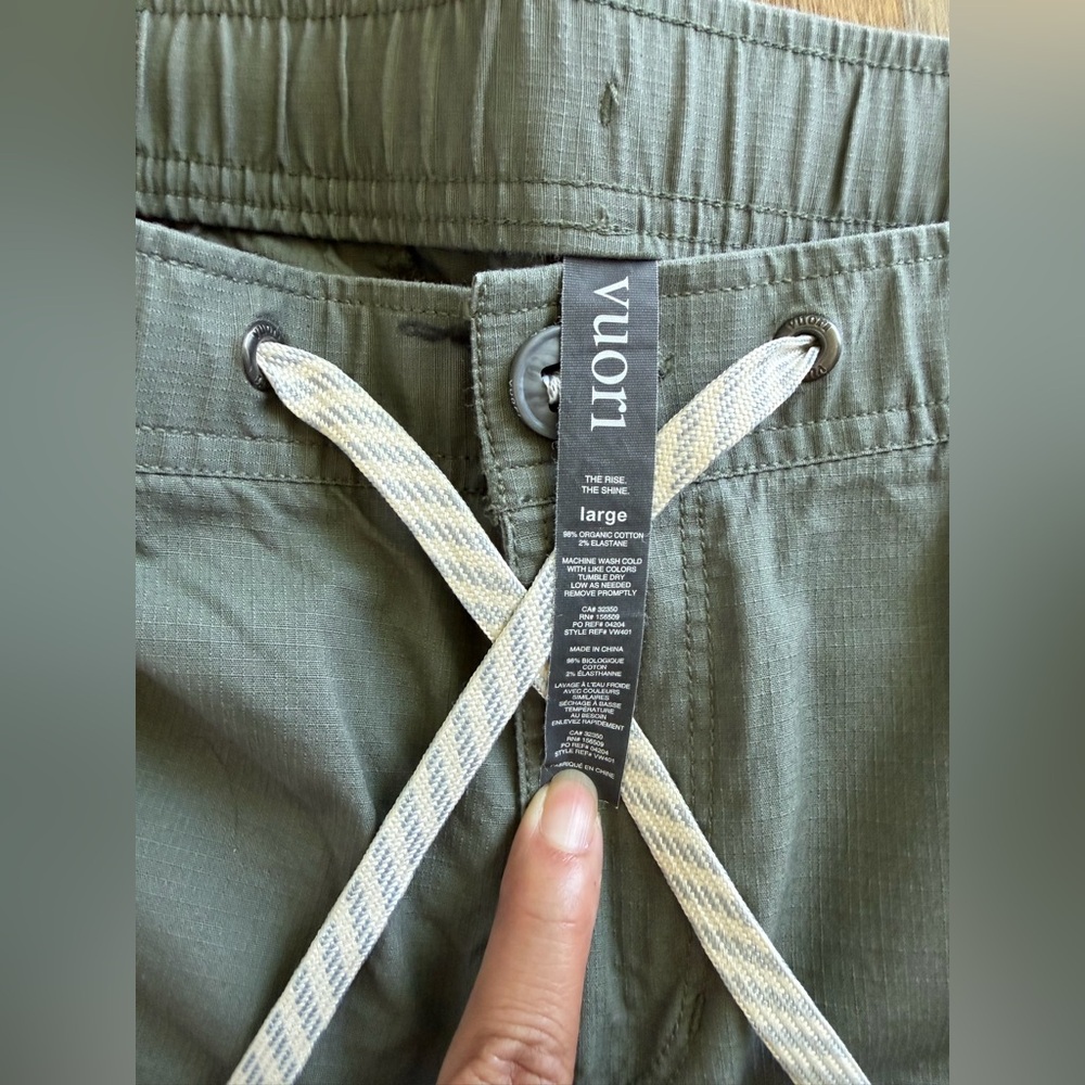 Vuori Women’s Ripstop Pants Tapered Jogger Drawstring Size L - Picture 3 of 3